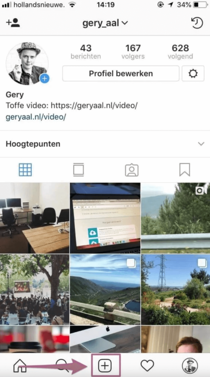 Hoe zet je een bericht of post op Instagram? Geryaal